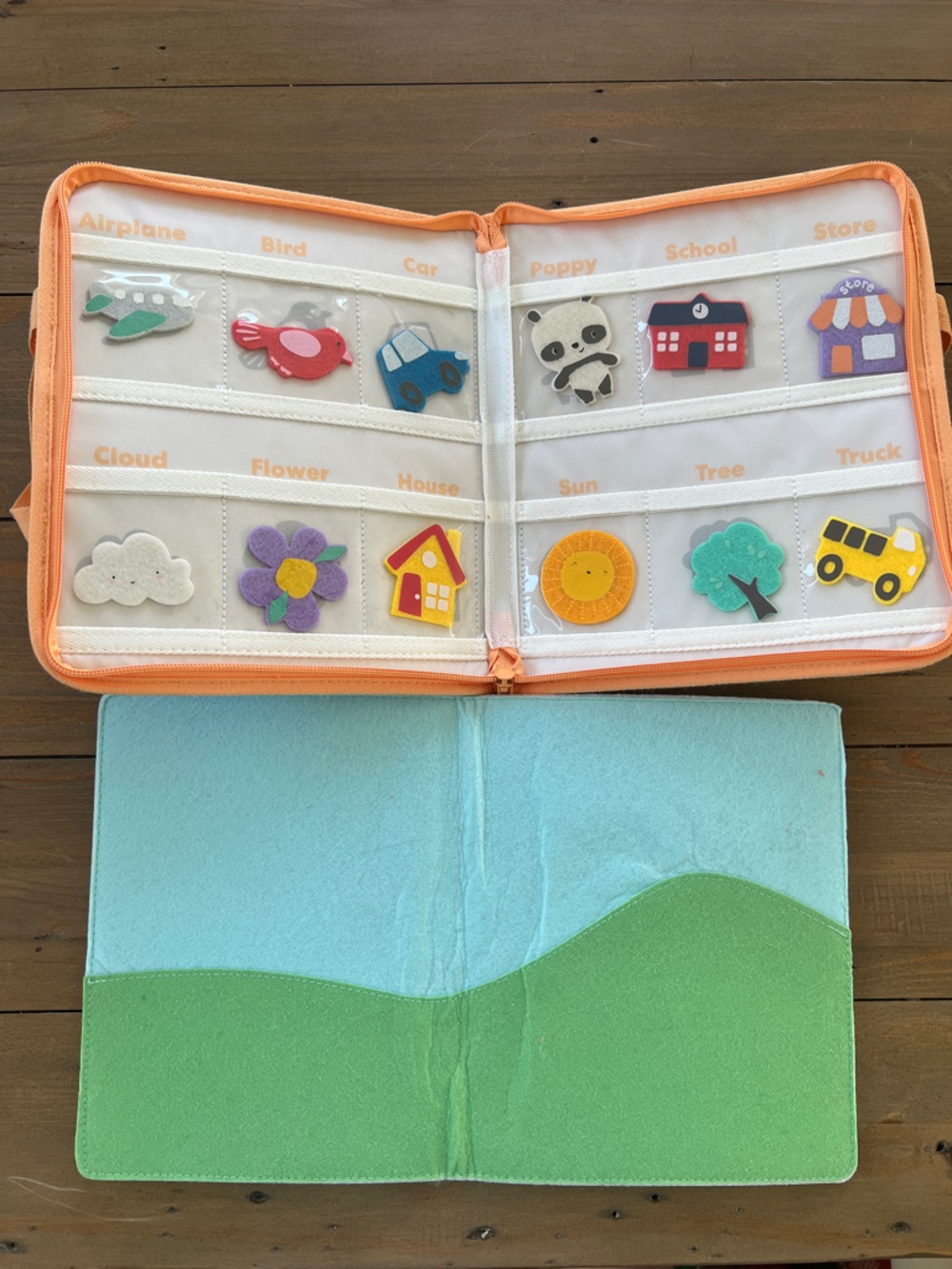 Panda Crate Children's Felt Matching Activity Set